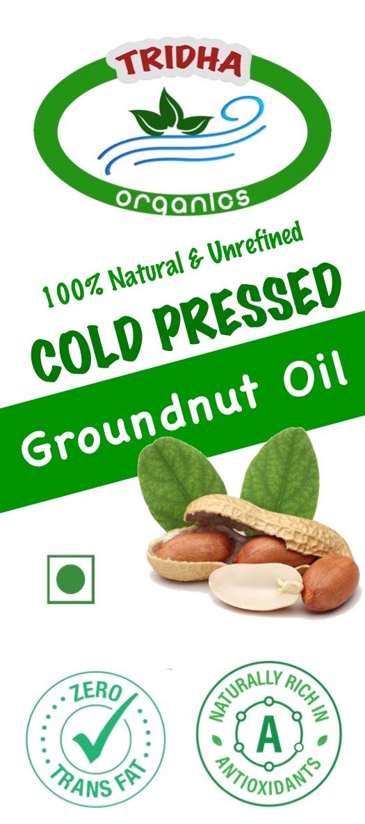 Groundnut oil (cold pressed) 1 ltr